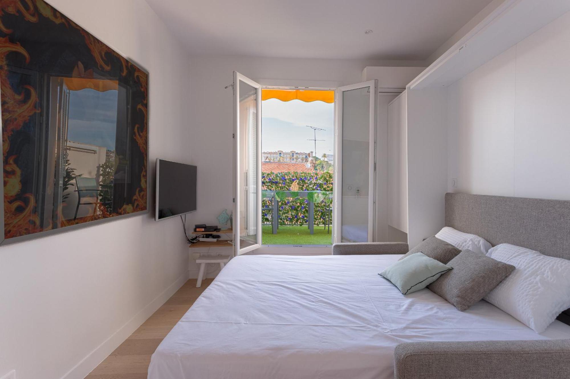 Un Ecrin Au Suquet - Studio, Clim, Balcon, Plage, Palais Des Festivals คานส์ ภายนอก รูปภาพ